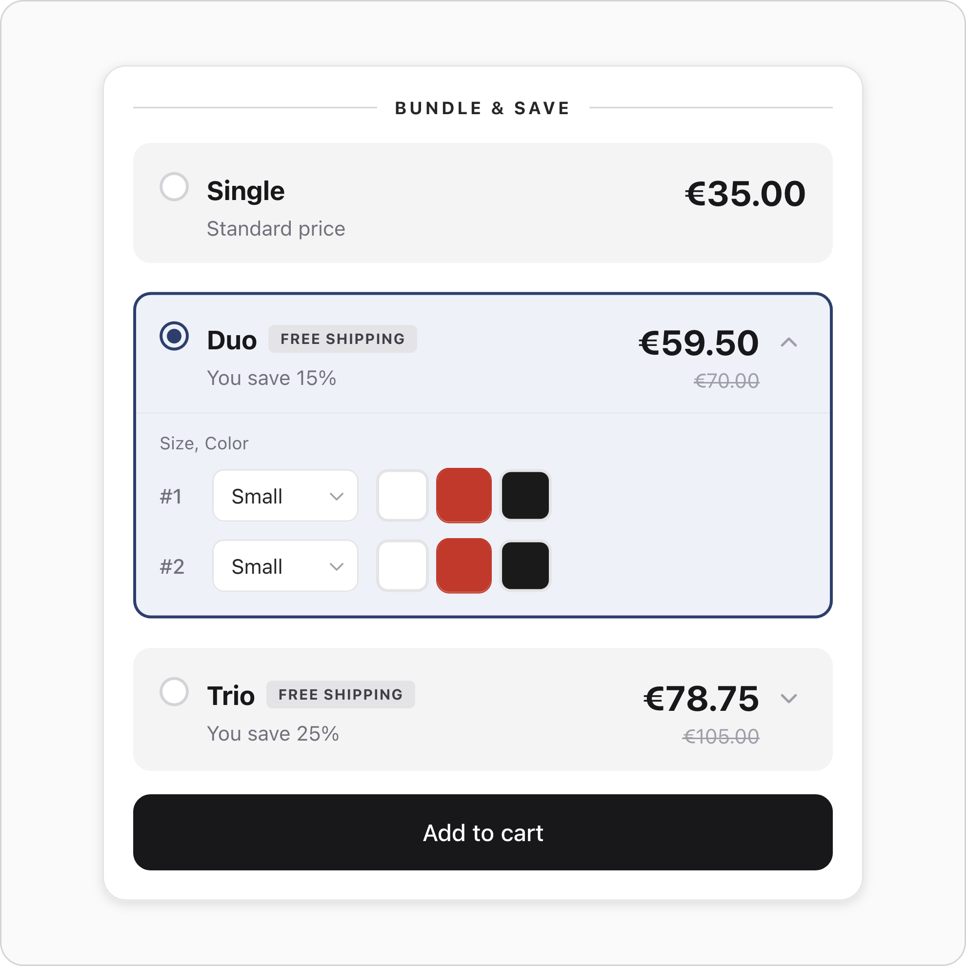Bundle Pack — Triple