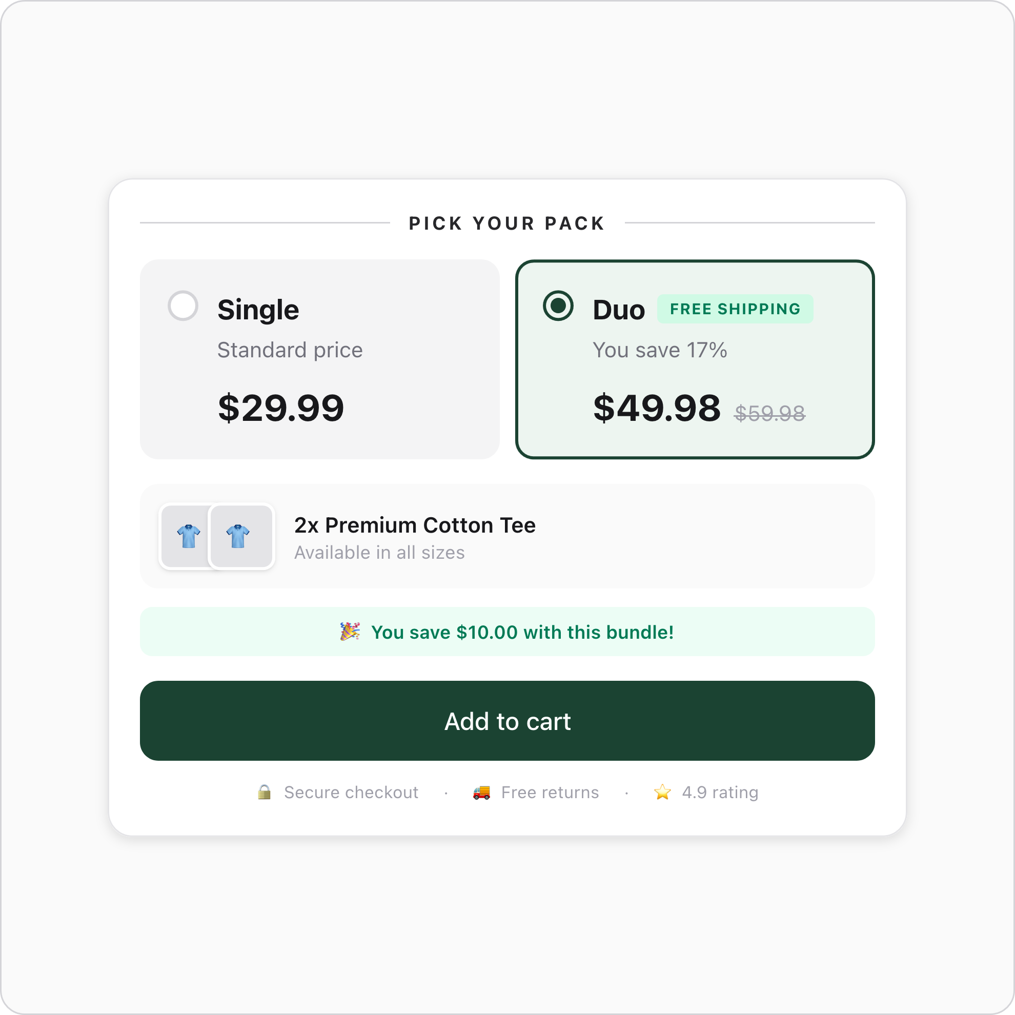 Bundle Pack — Duo